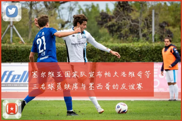 塞尔维亚国家队宣布帕夫洛维奇等三名球员缺席与墨西哥的友谊赛